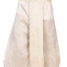 Traditional Solid Dhoti for Men silk