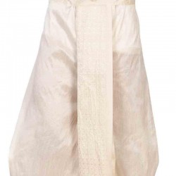 Traditional Solid Dhoti for Men silk