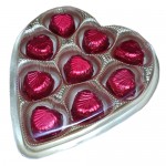 Homemade Heart Shape Chocolate Gift Box