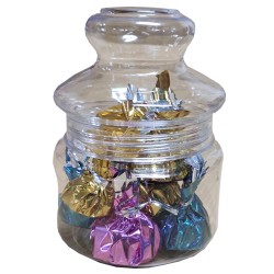 Handmade Homemade Assorted Chocolates in Antique Jar BIG