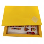 Handmade Diwali Crackers Chocolate Box- Yellow