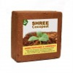 Shree Cocopeat Blocks - Expands Upto 75 Liters of Cocopeat Powder