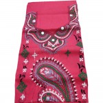 Gujrati Cotton dress material (Pink)
