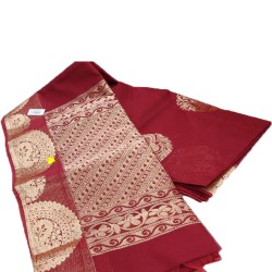 Jari handloom saree (Chocolaty)