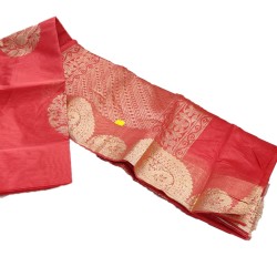 Jari handloom saree (Red)