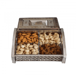 Diwali Dry Fruits Gift Pack Metallic finish box