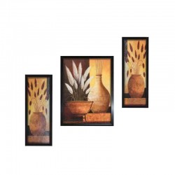 Set of 3 Modern Art Stretched with wood Frame 12 inch x 8 inch Painting