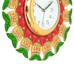 Home Decorative Wooden Wall Clock ( Multi color round wall clock )