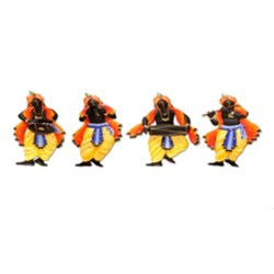 KRISHNA MUSICIAN SET OF 4 