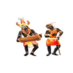 ADIVASI COUPLE (WALL HANGING) 