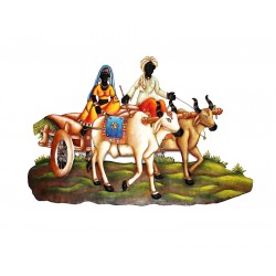 VILLAGE COUPLE (BULLCART)