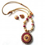 Hand Made Silk Dori Jewel Set Multicolour