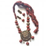 Hand Made Silk Dori Jewel Set - Fashion Jewellery