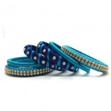 Handcrafted Designer Silk Thread Bangles for Women 