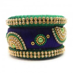 Handcrafted Designer Silk Thread Bangles for Women 