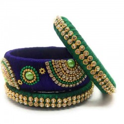 Handcrafted Designer Silk Thread Bangles for Women 