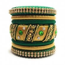 Handcrafted Designer Silk Thread Bangles for Women