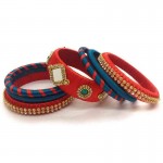 Handcrafted Designer Silk Thread Bangles for Women