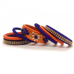 Handcrafted Designer Silk Thread Bangles for Women