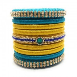 Handcrafted Designer Silk Thread Bangles for Women 