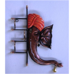 Half Face Ganesh Key Holder 