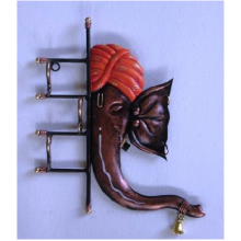 Half Face Ganesh Key Holder 