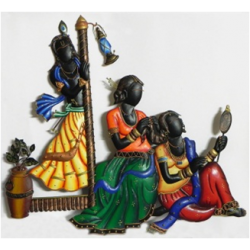 Krishna Face Machup Lady Wall Hanging