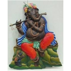 Sitting Murli Black Ganesh  