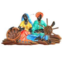 Tokri Couple Wall Hanging 