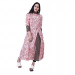 Self Design Women Kurti