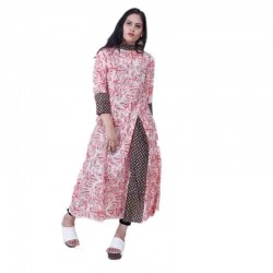 Self Design Women Kurti