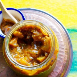 Homemade Sweet Mango Pickle