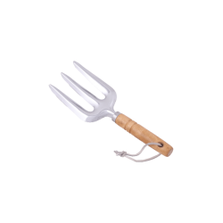 Pyramid Fork with Wooden Handle